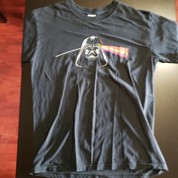 Star Wars Darth Vader Pink Floyd Dark Side Tee - Picture 1 of 2